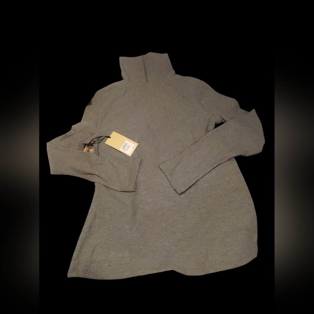 Halogen Gray Turtleneck Sweater